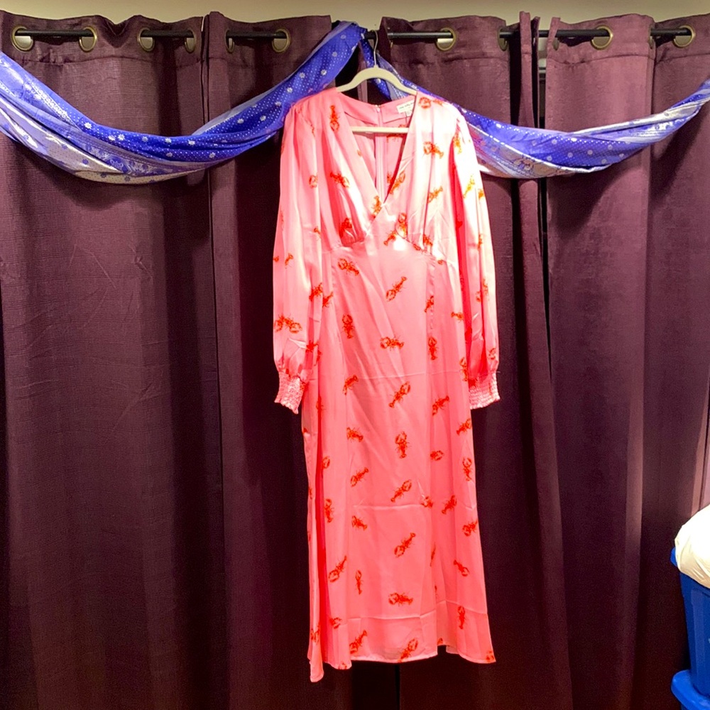 Fun Kitschy Lobster Print Dress